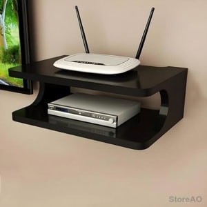 Dime wall shelves Brown key feature Store Set top Box Stand WiFi