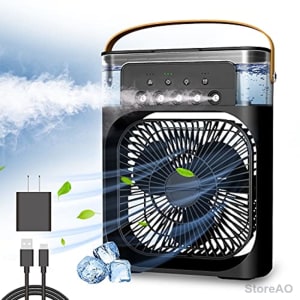 NTMY portable air conditioners 12 hours Black Personal Cooler,