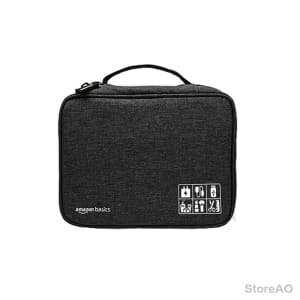 basics cable organiser bags Black key feature Travel for Electronic