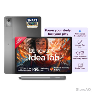 Lenovo Idea Tab 11" 2.5K Display, 8GB RAM, Dolby Atmos