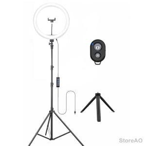Osaka Continuous Output Lighting 14'' Ring Light with Stand
