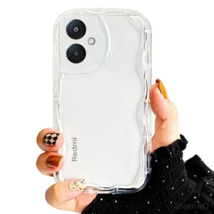 KC Silicone Back Cover for Redmi 13C 5G with Camera Protection