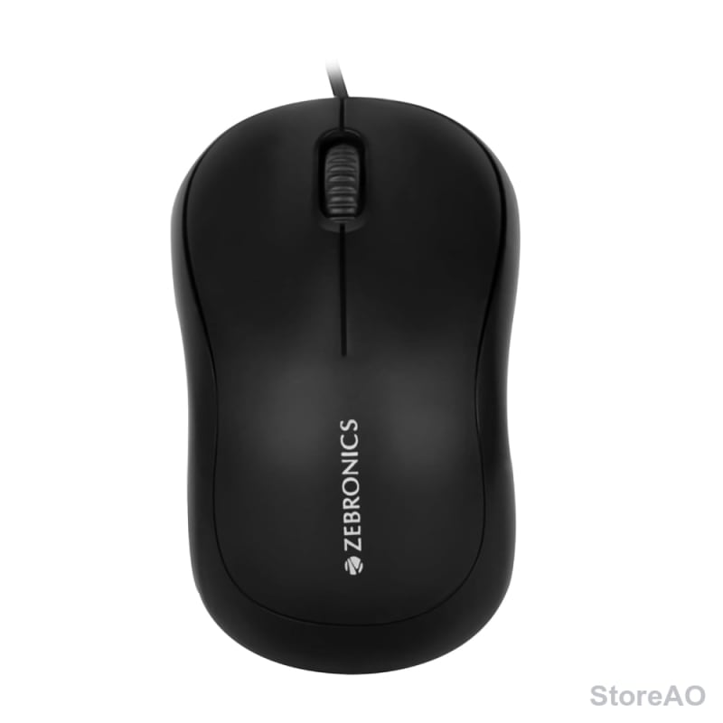 ZEBRONICS mice 3-Button, 3-Button, Front View