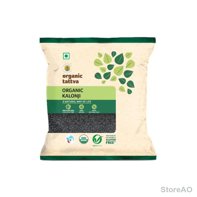 Organic Tattva Kalonji 100g Front View