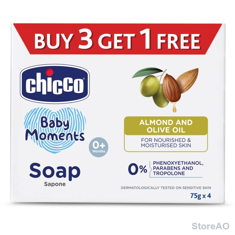 Chicco baby soaps 75g Front View