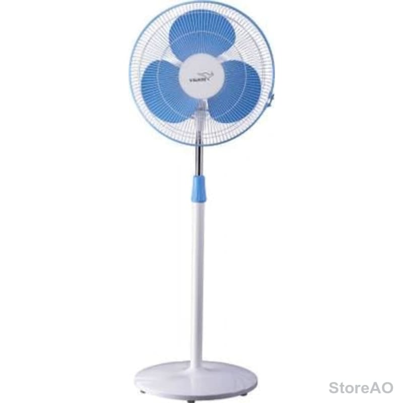 V-Guard pedestal fans White Blue rpm Front View
