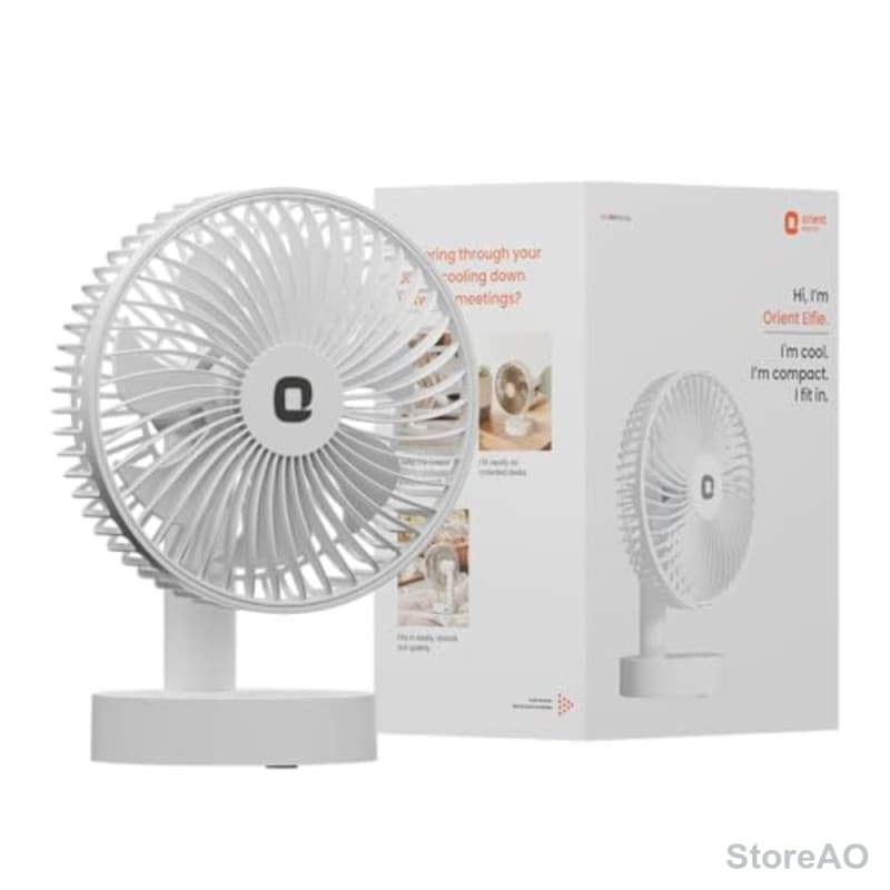 Orient Table Fan Fan Adjustable Airflow Front View