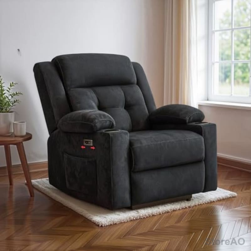 DROGO recliners Brown Evo Lounge Oversized Front View
