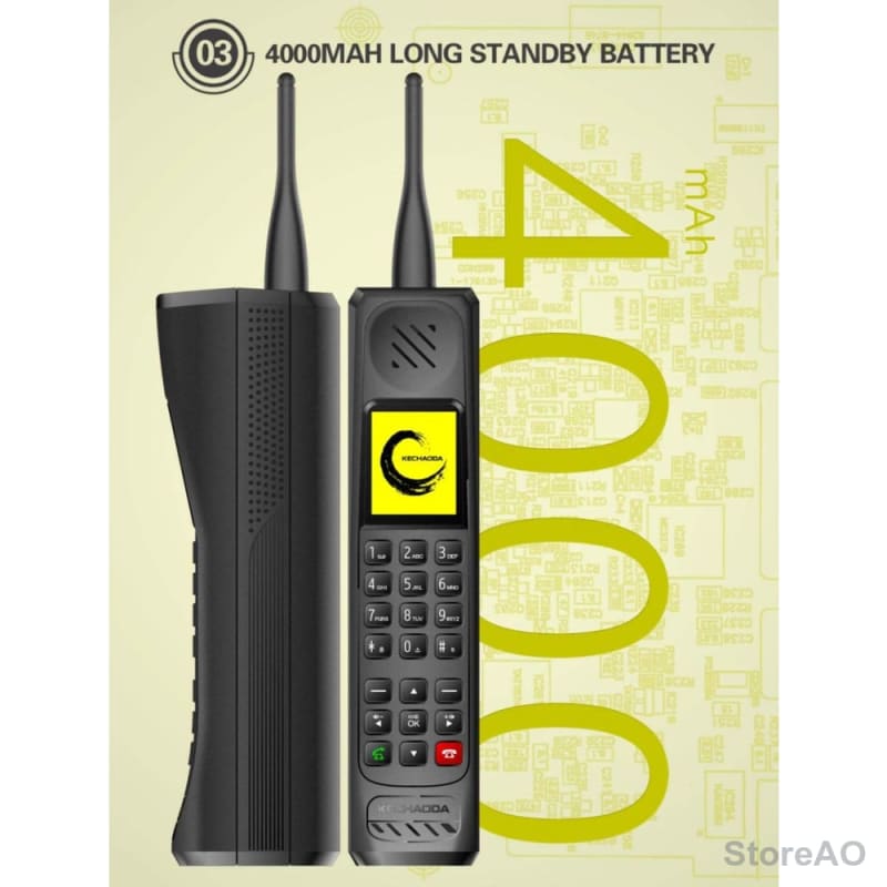 KECHAODA Winsome Triple SIM Basic Mobile Front View
