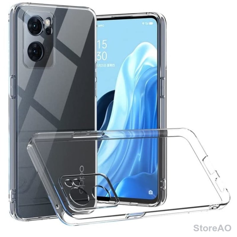 JGD PRODUCTS Oppo Reno Hybrid Transparent Front View