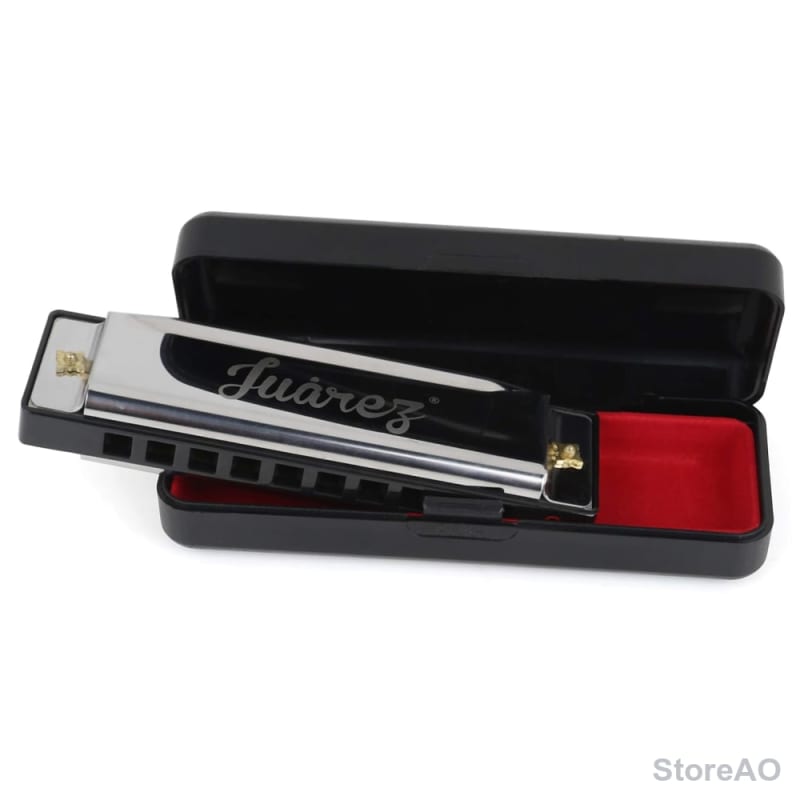 Juarez Harmonica C Key Diatonic Hole Front View