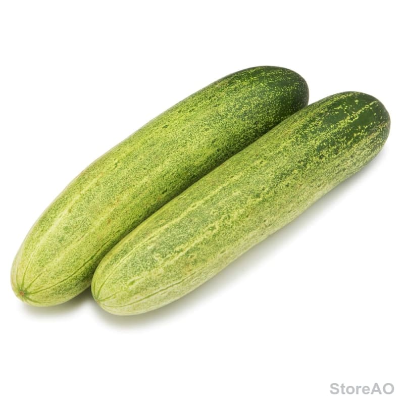 Fresh Organic Cucumber, 500g Front View