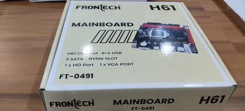 Frontech H61 Mainboard FT-0491 box front view
