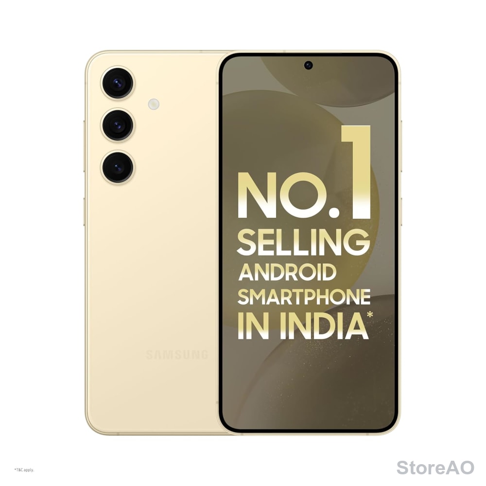 Samsung Galaxy S24 5G (Amber Yellow, 8GB, 128GB Storage)