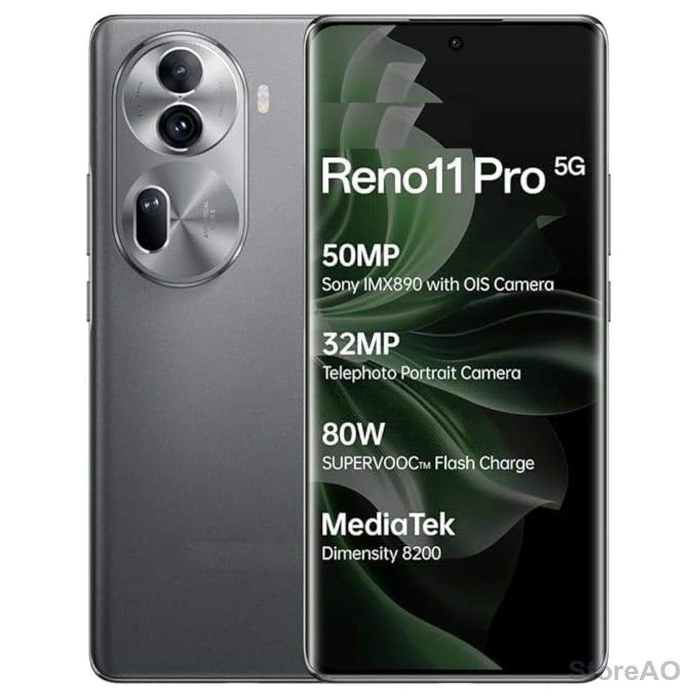 Oppo Reno 11 Pro 5G (Rock Grey, 12GB RAM+ 256GB Storage)