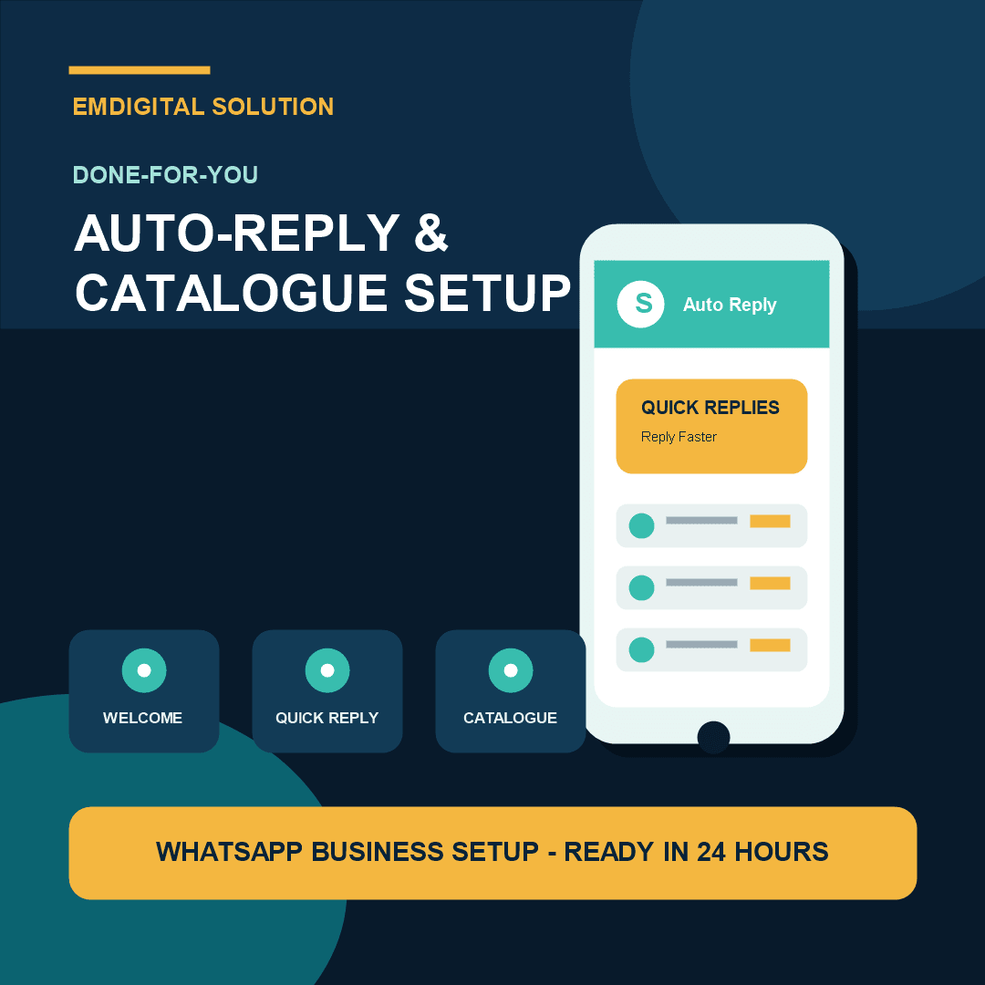 WhatsApp Business Auto-Reply & Catalogue Setup