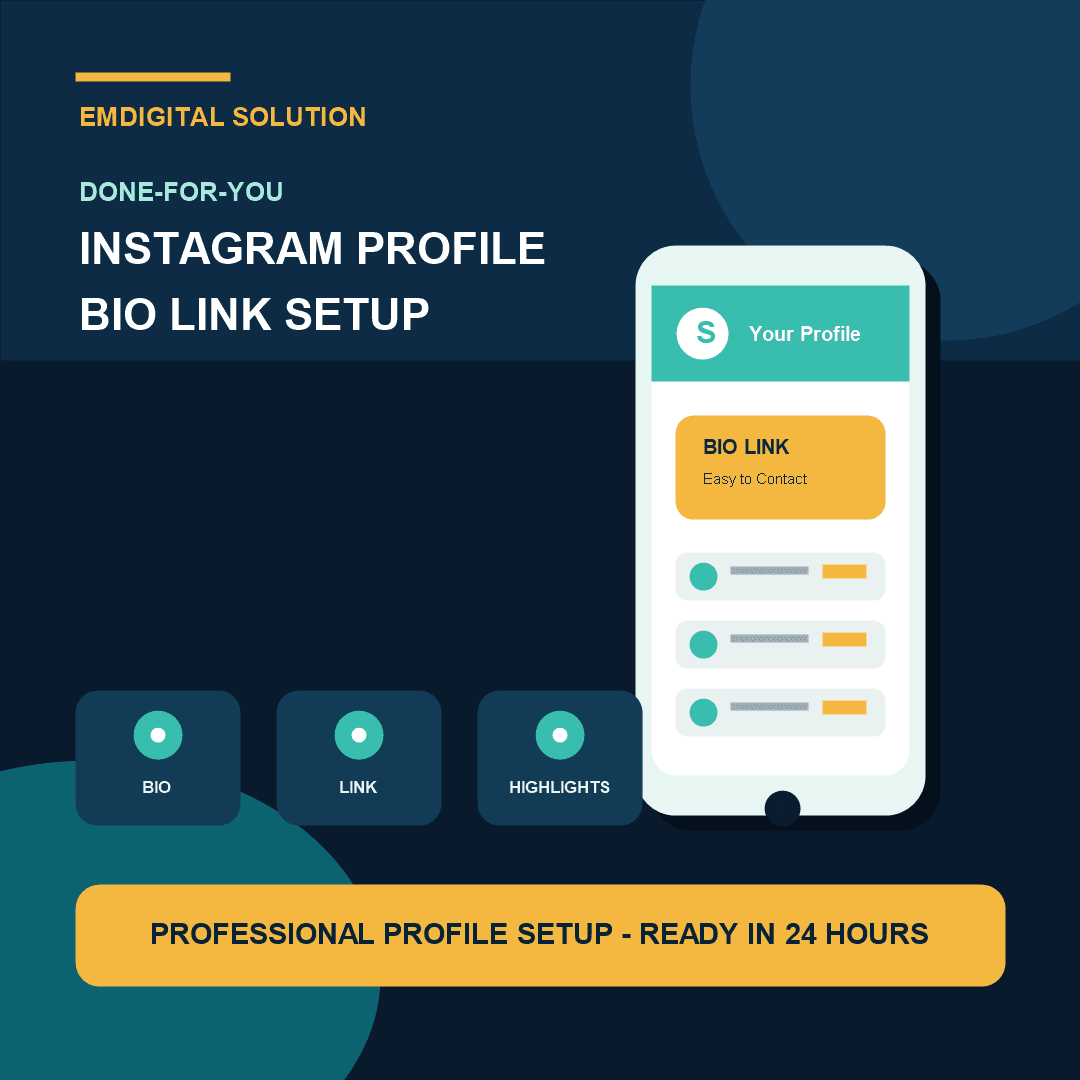 Instagram Business Profile & Bio Link Setup