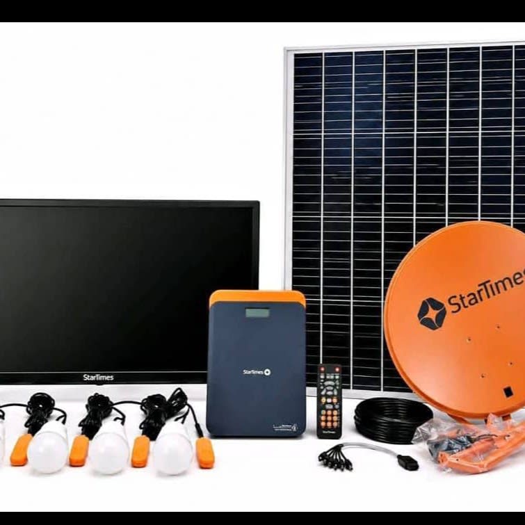Solar generator, Inverter, Haisic lithium battery, tubular battery, blender, Ac/Dc solar fan, Complete set of startime home appliances. 