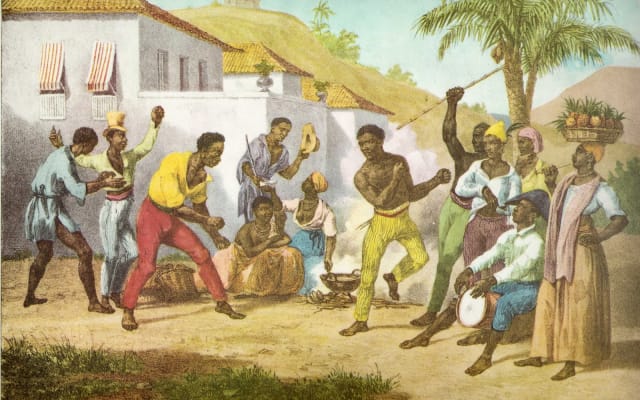 Jogar Capoeira, an 1835 painting by Johann Moritz Rugendas