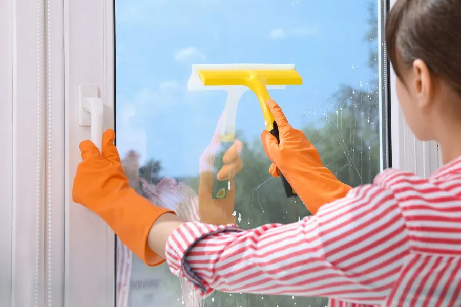 A Pane in the Glass Window Cleaning