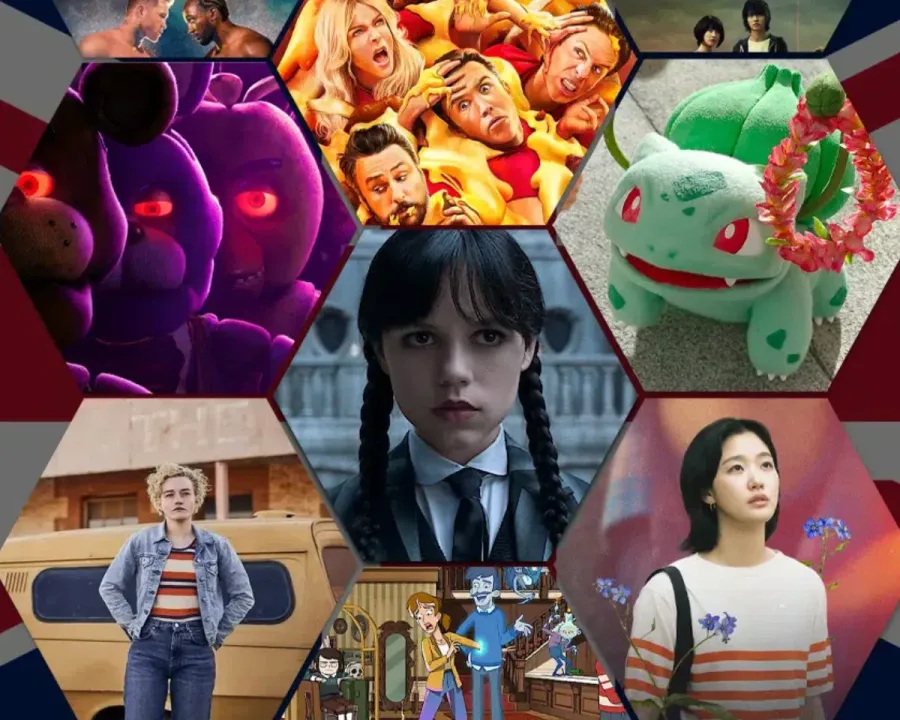 Wednesday (centre), You and Everything Else (bottom right), and Pokémon Concierge (right) are just a few of many exciting new additions to Netflix UK in September 2025.