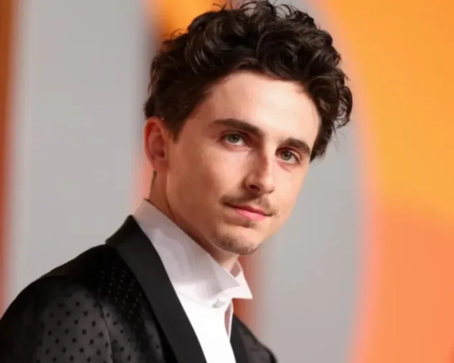 Timothée Chalamet at the 2025 Vanity Fair Oscar Party Hosted By Radhika Jones held at Wallis Annenberg Center for the Performing Arts on March 02, 2025 in Beverly Hills, California.