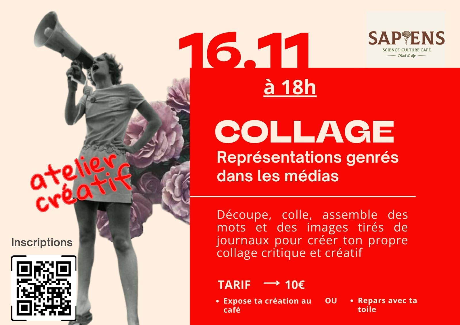 🎨 Atelier de conception – Collage féministe avec Mabelle 