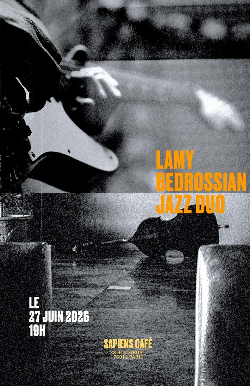 Lamy Bedrossian Jazz Duo en live chez Sapiens