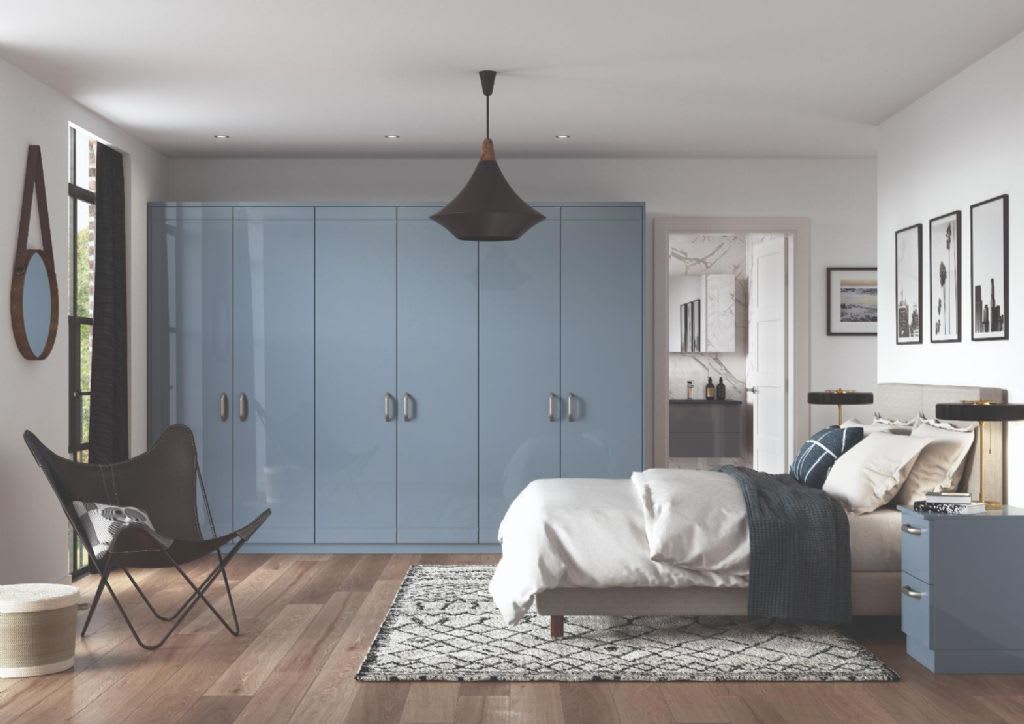 Elite Made To Measure Bedroom Marino Gloss Denim