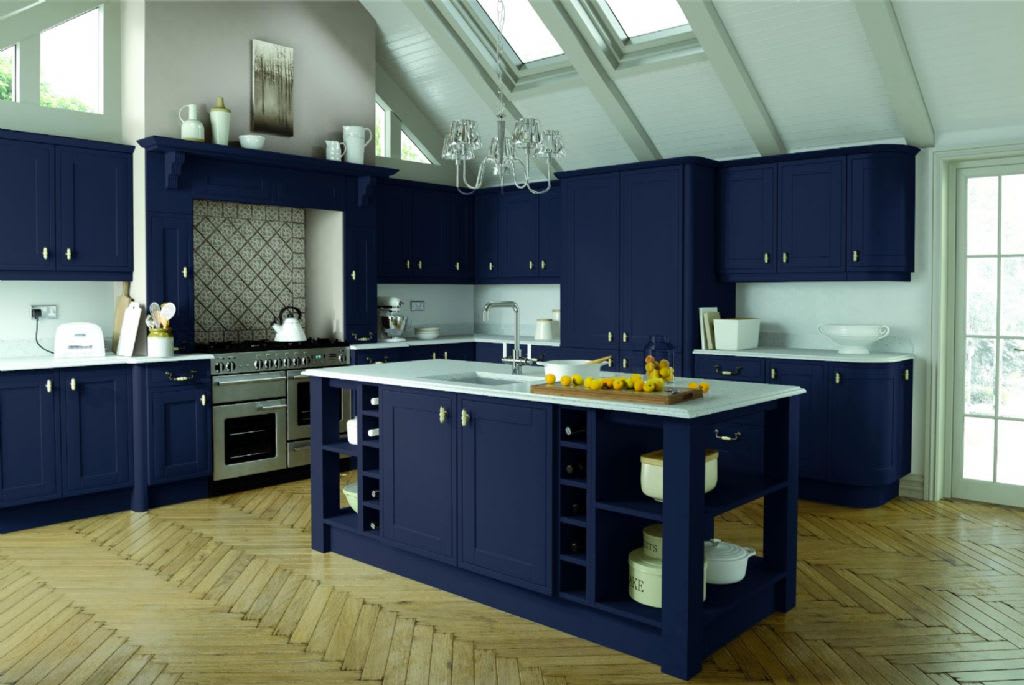 Elite Made To Measure Kitchen StIves Marine Blue