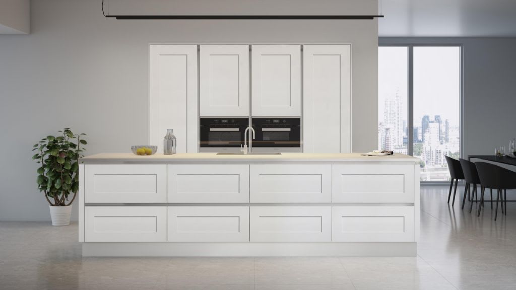 Elite Made To Measure Kitchen Taunton Legno White