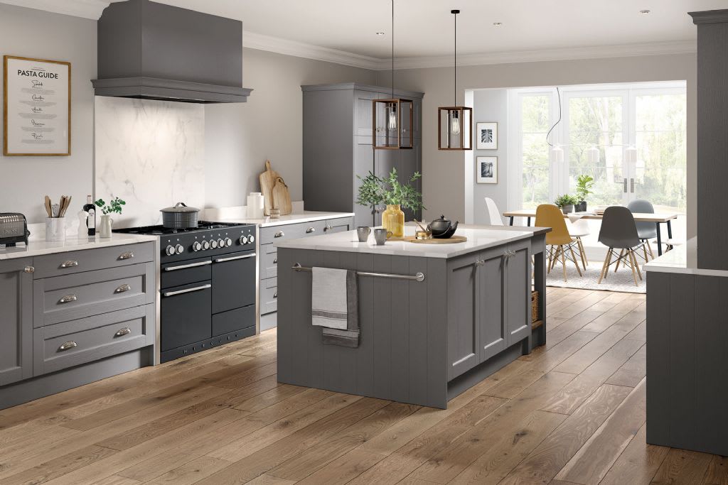 Five Piece Bastille Kitchen Legno Dust Grey
