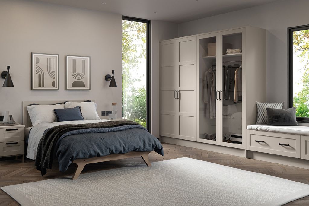 Five Piece Dylan Bedroom Matt Taupe