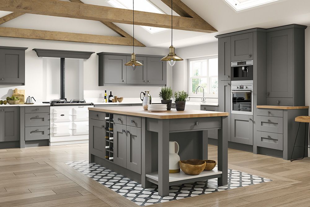 Five Piece Fenwick Kitchen Legno Dust Grey