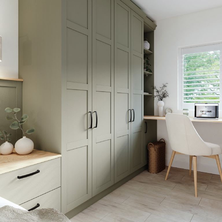 Five Piece Harlem Bedroom Legno Reed Green Cameo