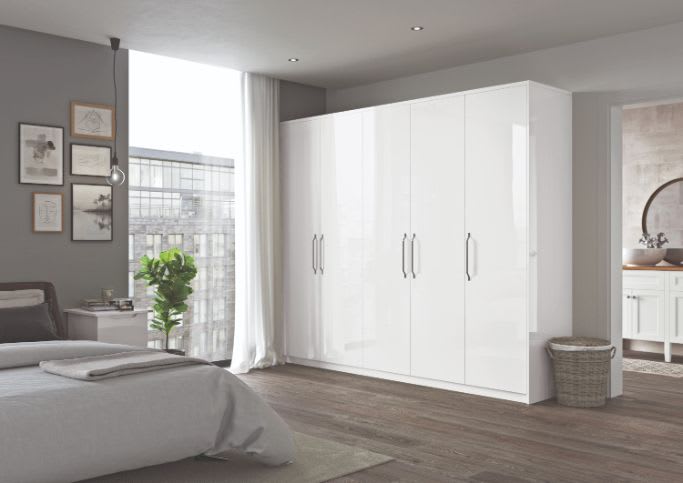 Sorrento Acrylic Bedroom Phoenix Gloss White
