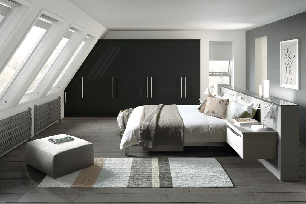 Sorrento Acrylic Phoenix Bedroom Gloss Black
