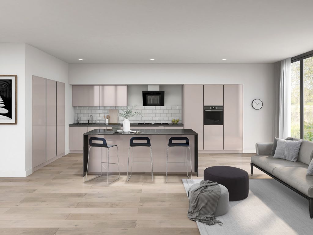 Sorrento Acrylic Phoenix Bedroom Gloss Cashmere