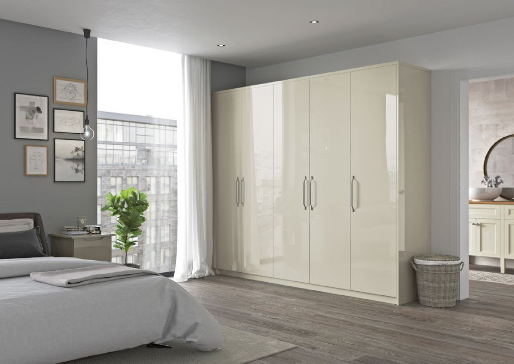 Sorrento Acrylic Phoenix Bedroom Gloss Ivory