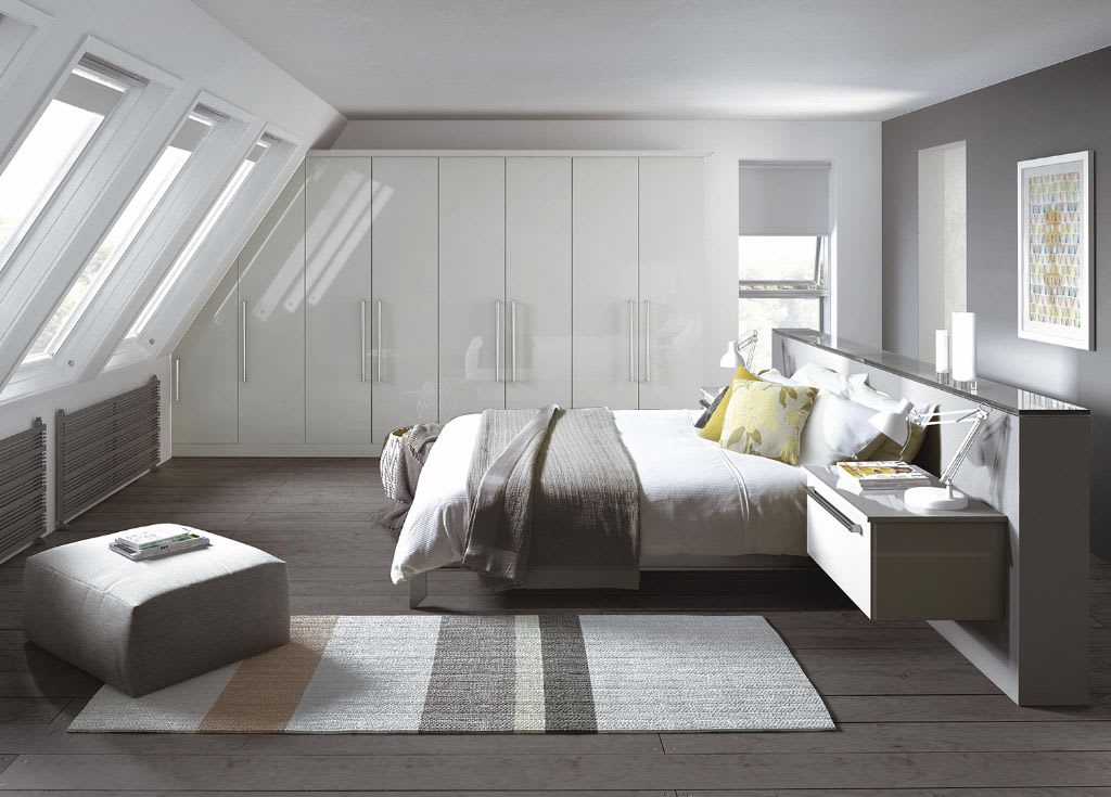 Sorrento Acrylic Phoenix Bedroom Gloss White 2