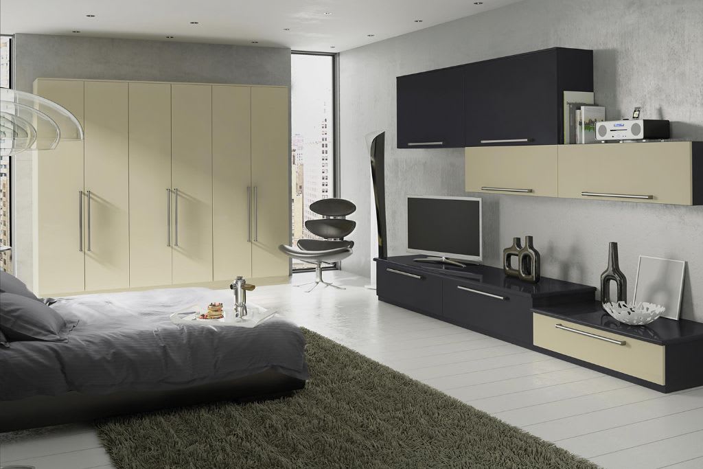 Sorrento Acrylic Phoenix Bedroom Mussel Graphite