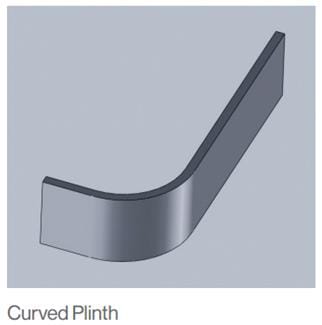 Ancona Ivory - Curved Plinth