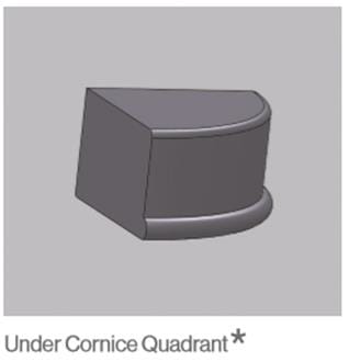 Ancona Light Grey - Under Cornice Quadrant