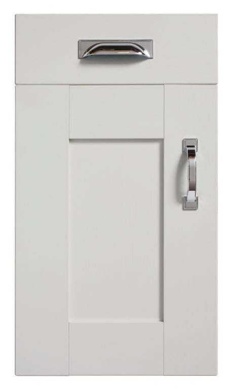 5Piece fenwick white grey kitchen door