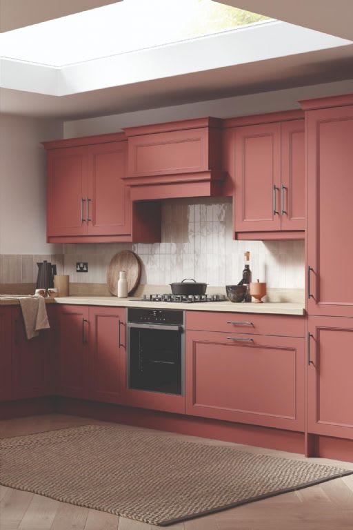 elite made to measure kitchen chelsea tuscan red (2)