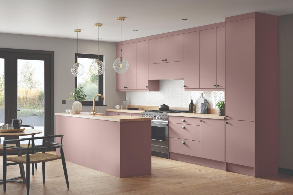 elite made to measure kitchen cutler superior matt antique rose (2)