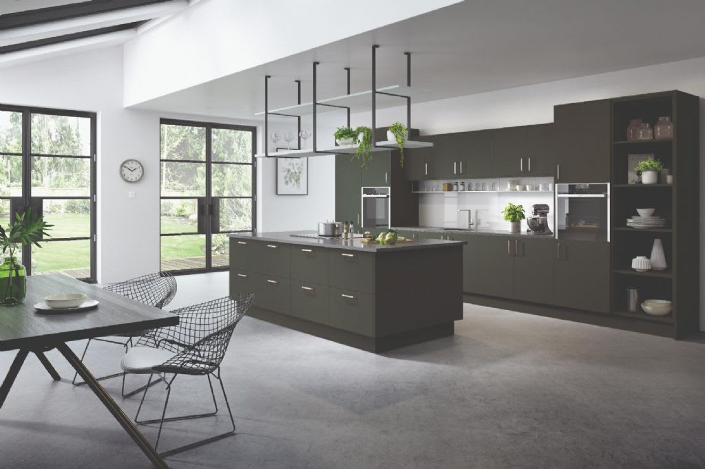 elite made to measure kitchen cutler superior matt heritage green