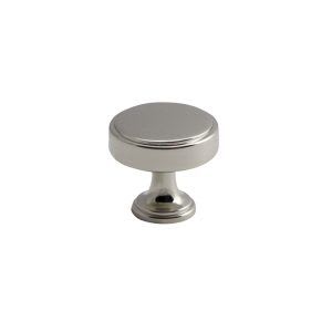 Rounded Polished Nickel Knob