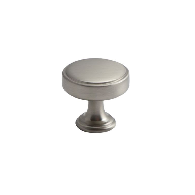 Round Brushed Satin Nickel Knob