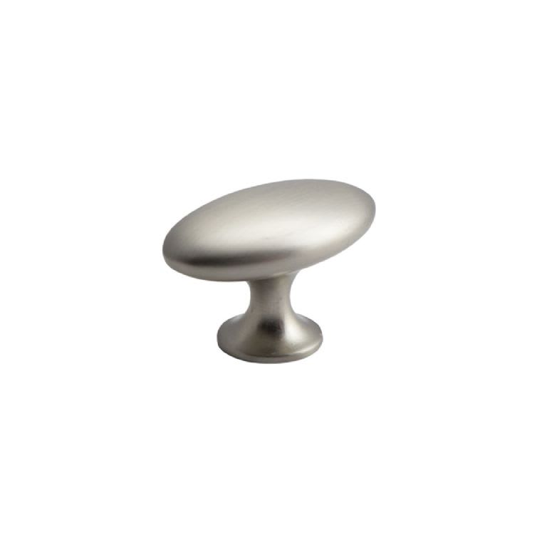 Oval Inox Knob